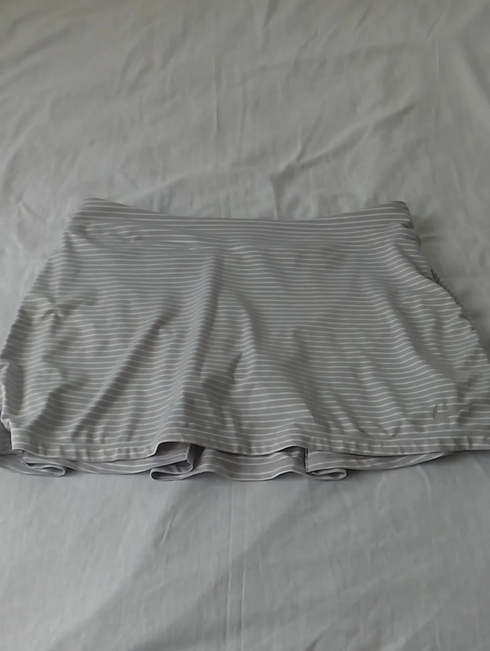 Nike Light Gray Dri-FIT Golf Skort